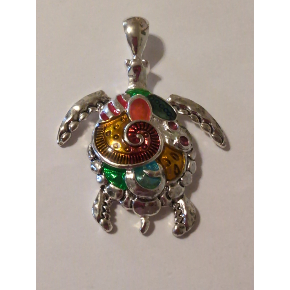 World Wildlife Federation Turtle Pendant, No Chain. Discontinued